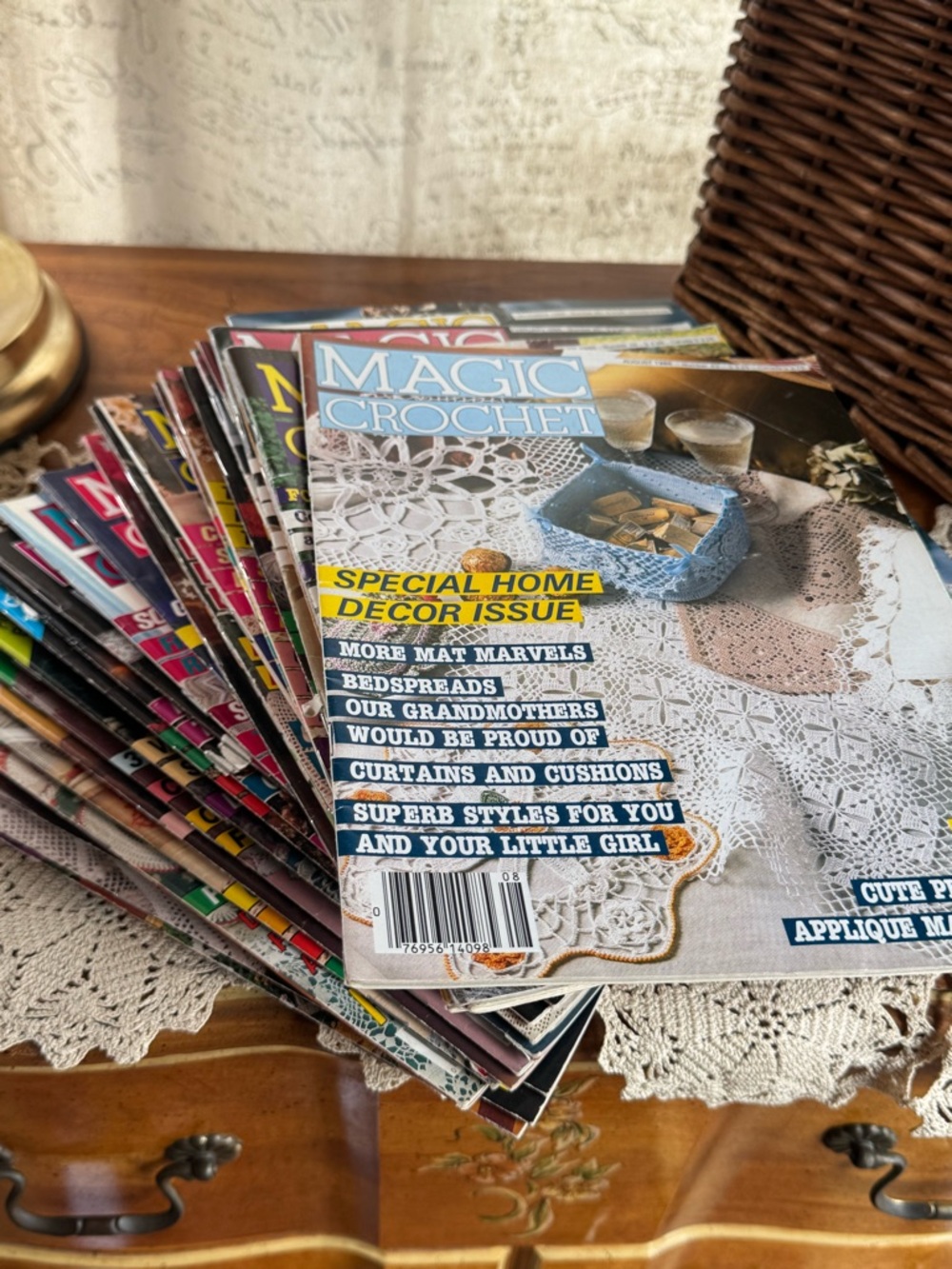 1995-1994 Magic Crochet Magazine Lot - 800+ VTG Patterns